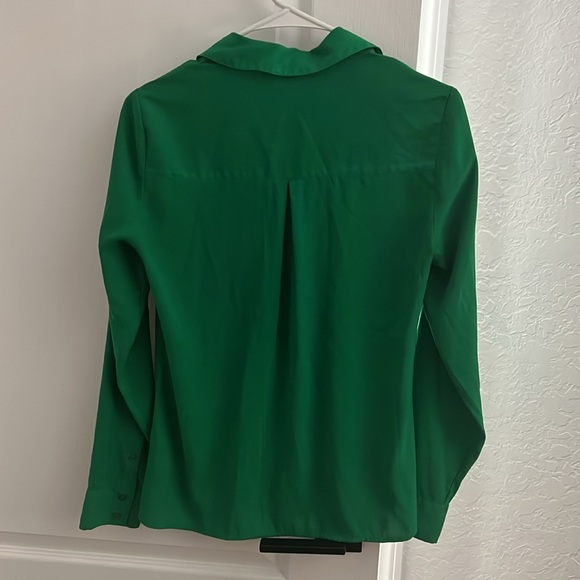 Express Emerald Green Button Up - Picture 5 of 5